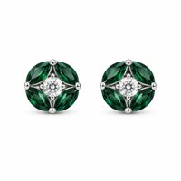 Ohrringe Ultima Edizione Dame in Silber OAO6476-VERDE